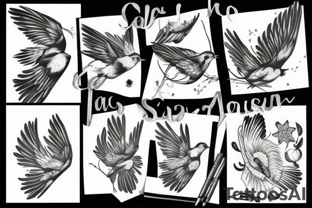 swallow tattoo idea