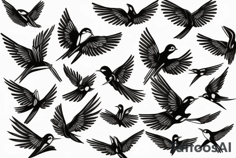 swallow tattoo idea