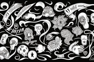 Name MadhHar tattoo idea