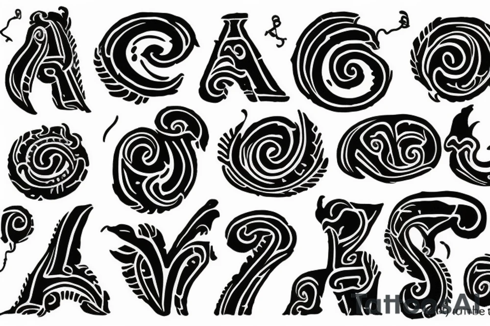the word Ram written in Hindi tattoo idea