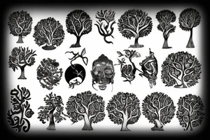 A banyan tree tattoo idea