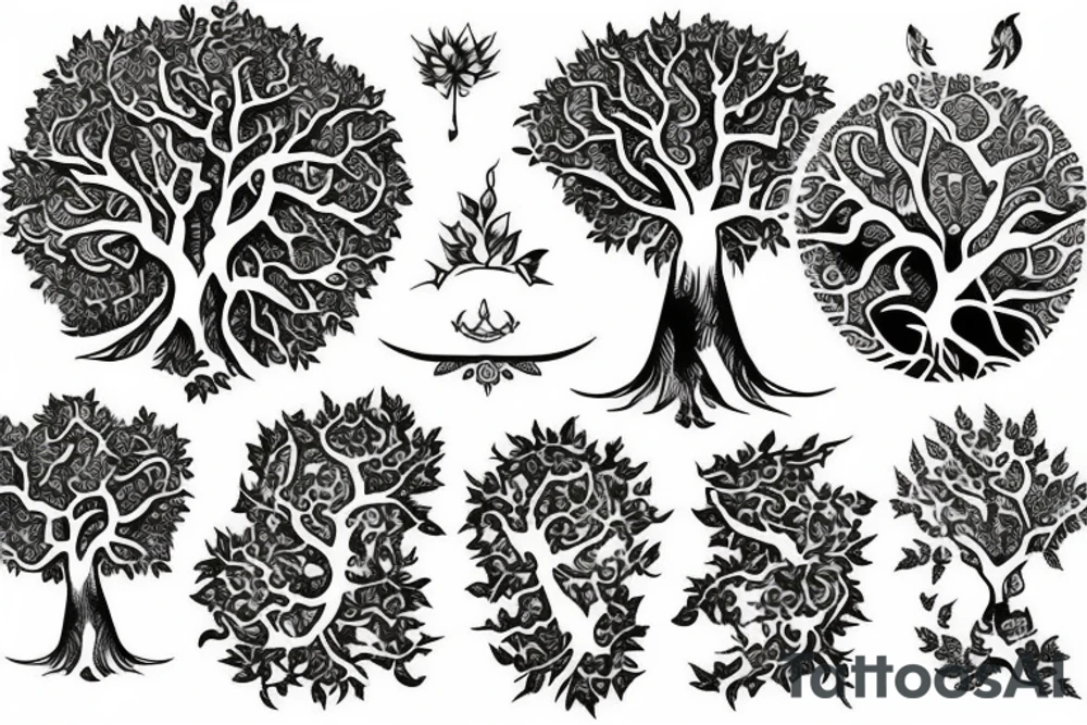 A banyan tree tattoo idea