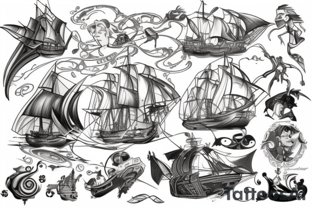 treasure planet tattoo idea