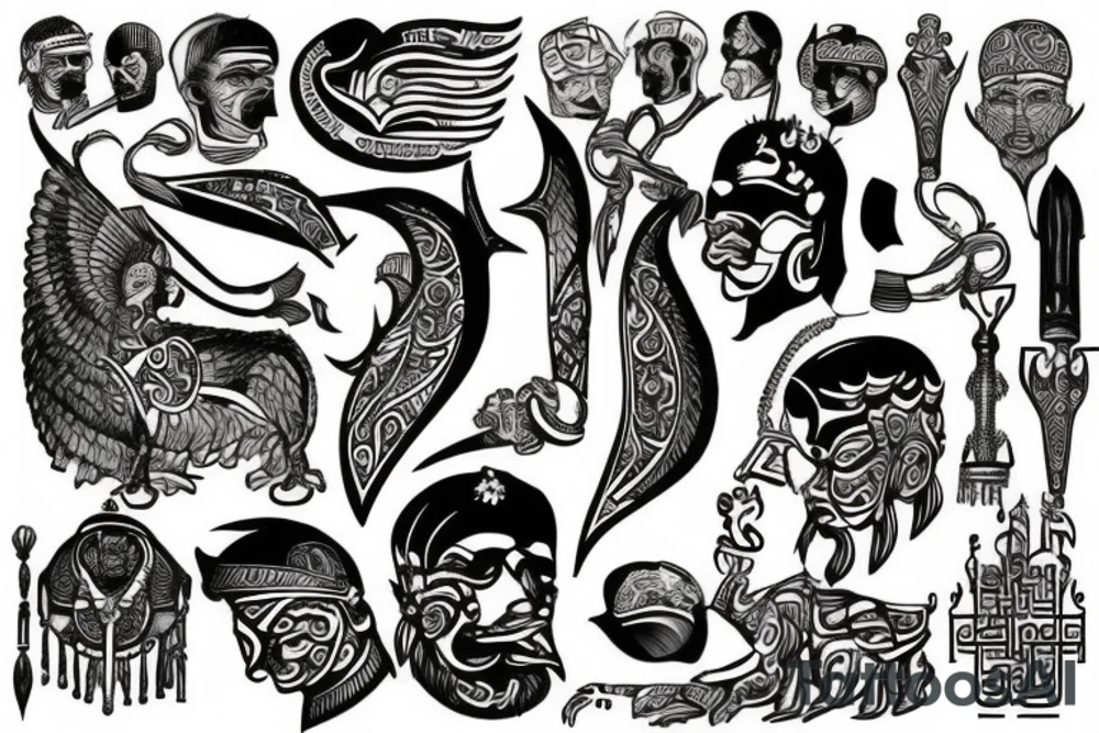 iraq gods tattoo idea