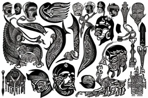 iraq gods tattoo idea