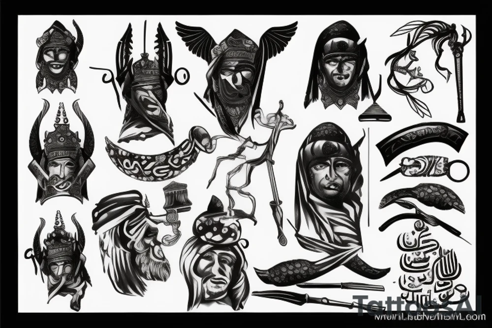 iraq gods tattoo idea
