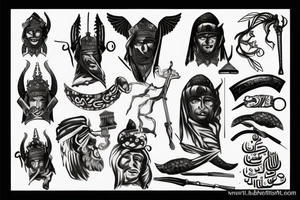 iraq gods tattoo idea