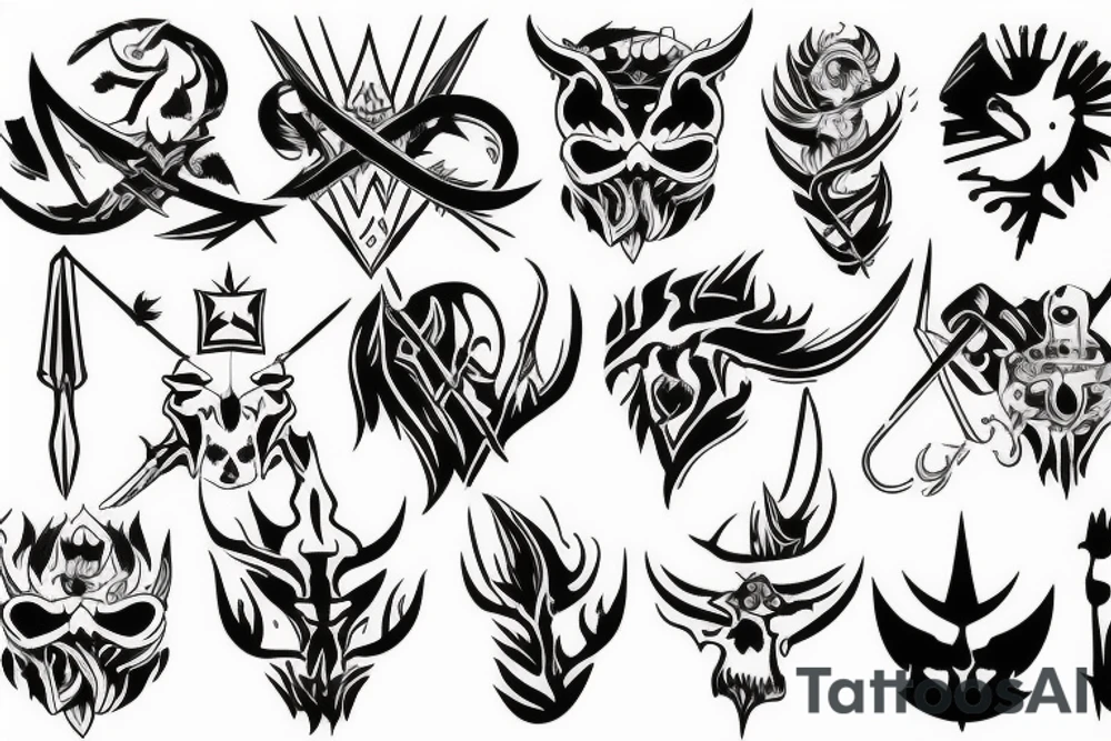 conquering fate tattoo idea