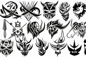conquering fate tattoo idea