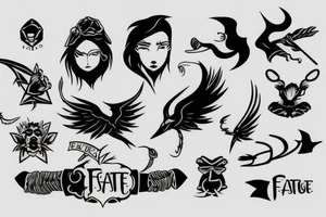 conquering fate tattoo idea