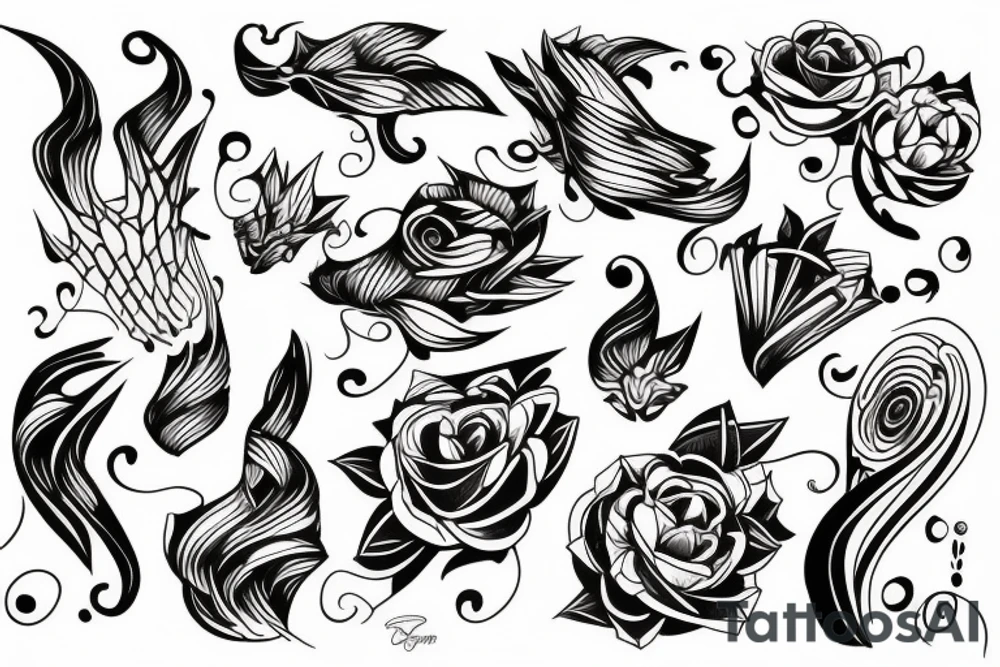 something abstract tattoo idea