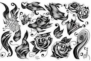 something abstract tattoo idea
