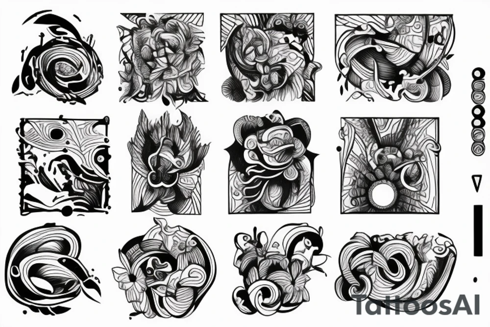 something abstract tattoo idea