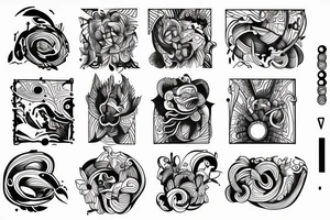 something abstract tattoo idea