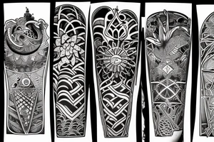 something abstract tattoo idea