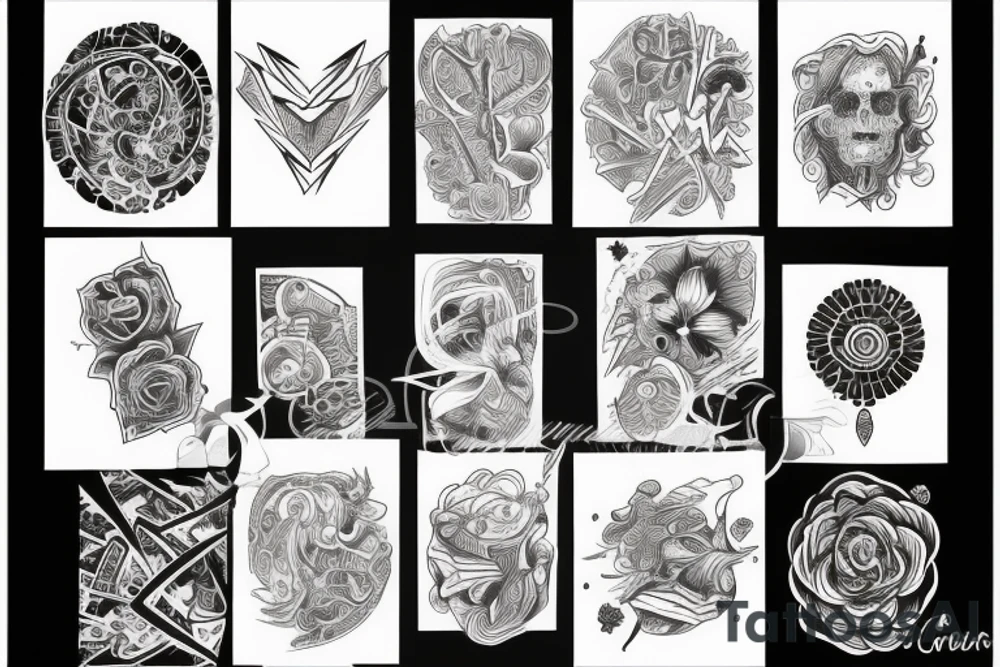 something abstract tattoo idea