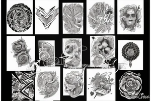 something abstract tattoo idea