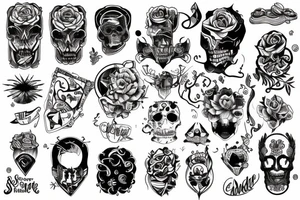 Sweet and bad tattoo idea