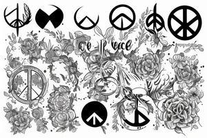 peace tattoo for wrist tattoo idea