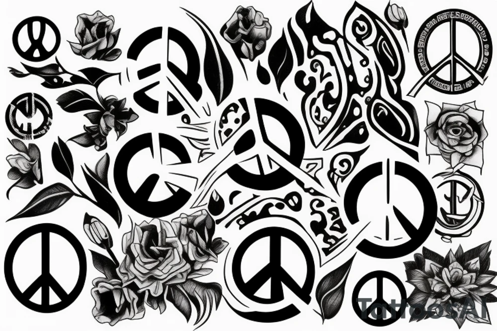 peace tattoo for wrist tattoo idea