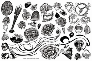 french podle tattoo idea