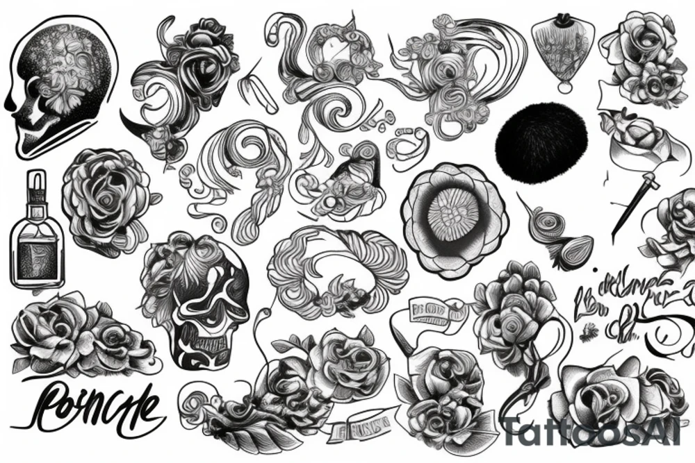 french podle tattoo idea