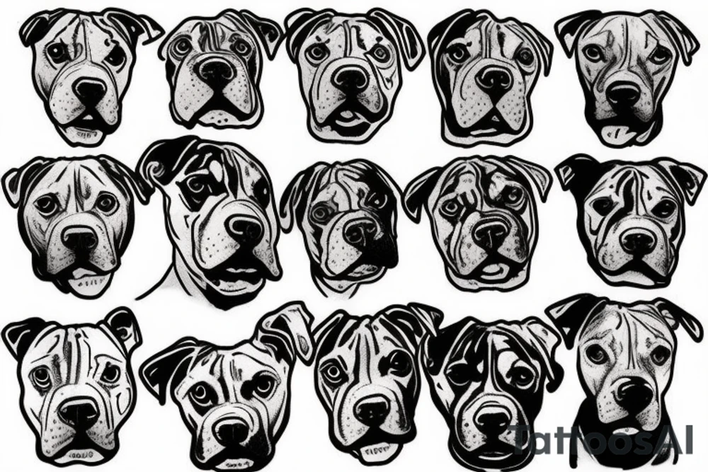 pit
bull tattoo idea