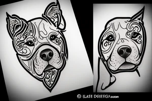 pit
bull tattoo idea