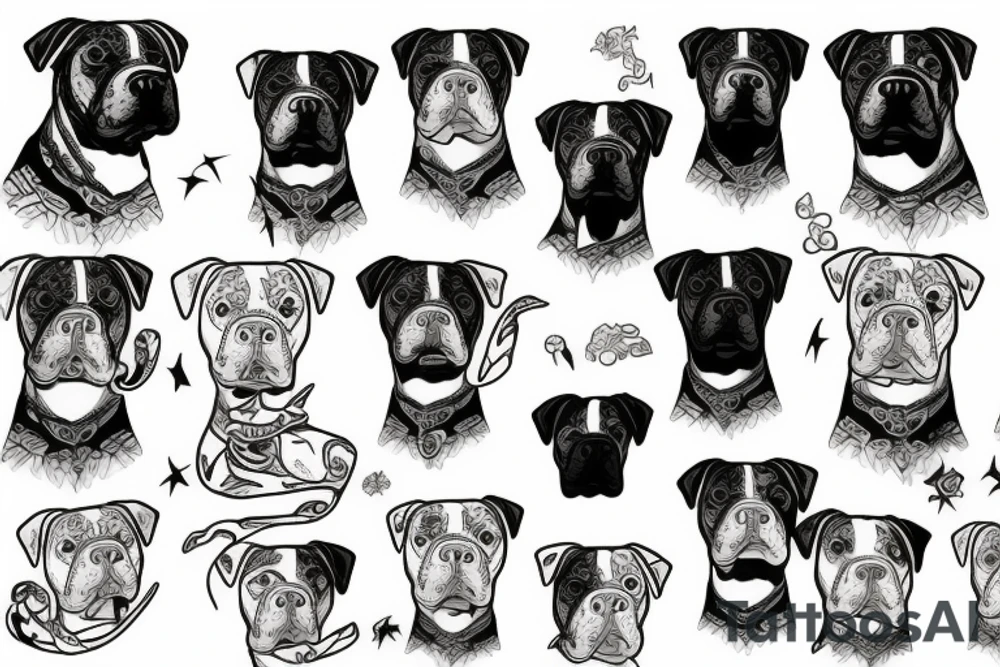 pit
bull tattoo idea