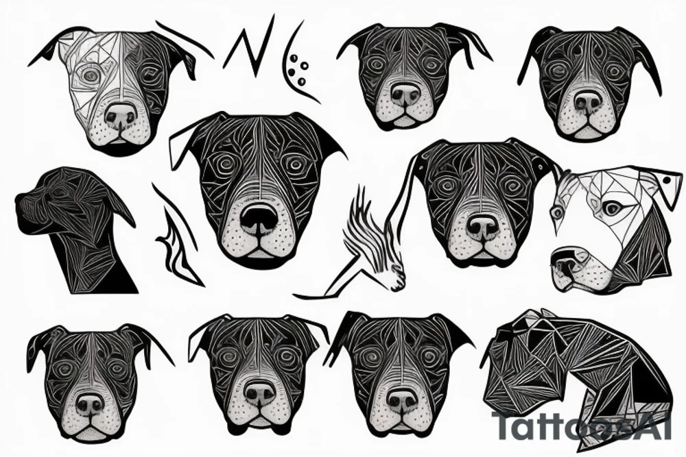 pit
bull tattoo idea