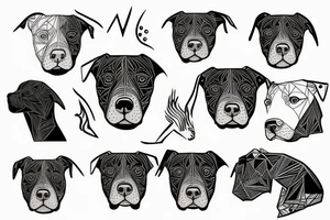 pit
bull tattoo idea