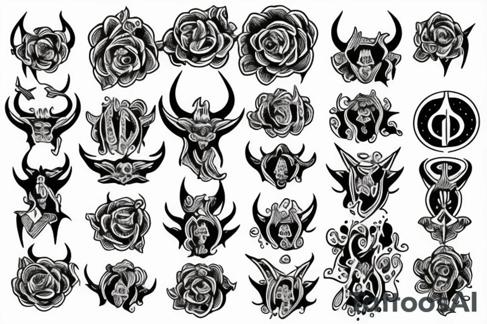 nun satan tattoo idea