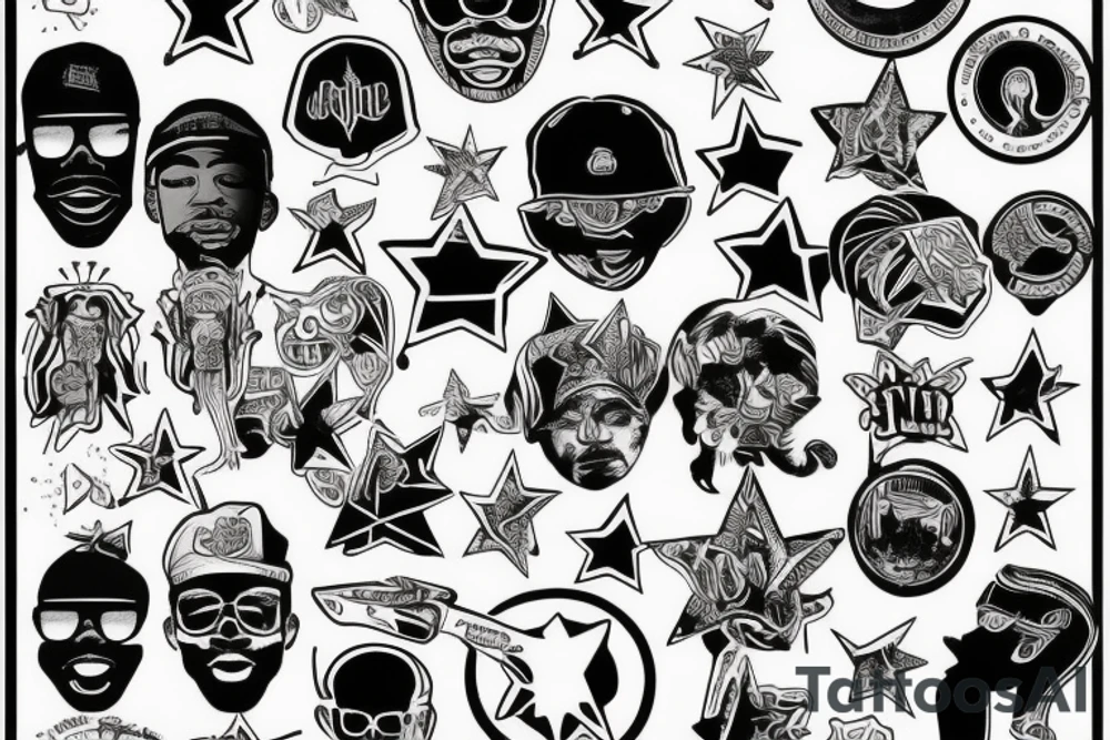 Every Nigga is A Star tattoo idea