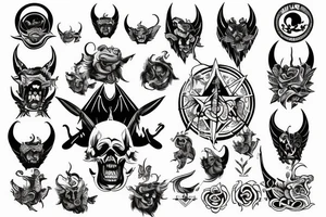 satan tattoo idea
