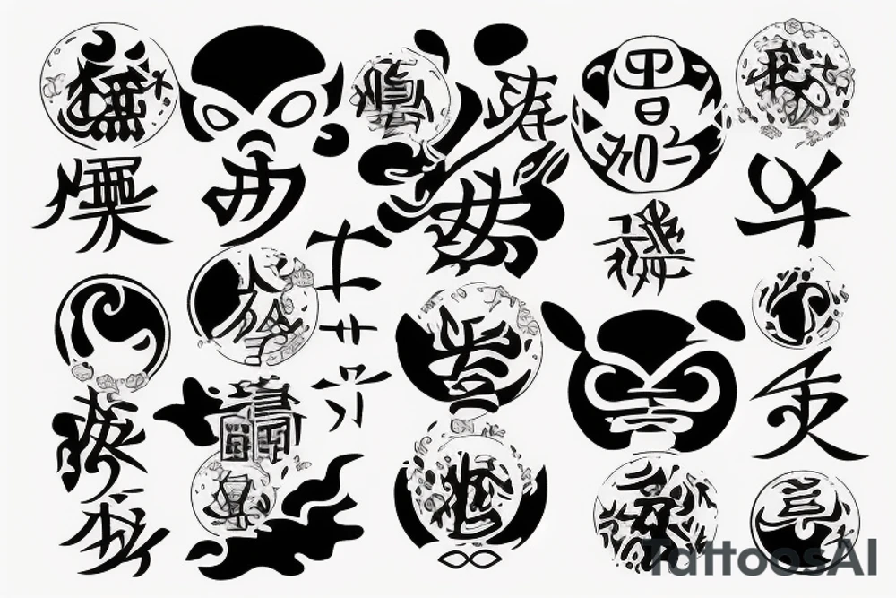 Japanese character tattoo idea