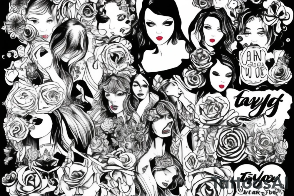 all to weel by taylor swift writing tattoo idea