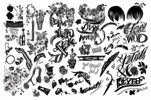 all to weel by taylor swift writing tattoo idea