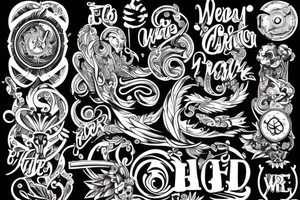 all to weel writing tattoo idea