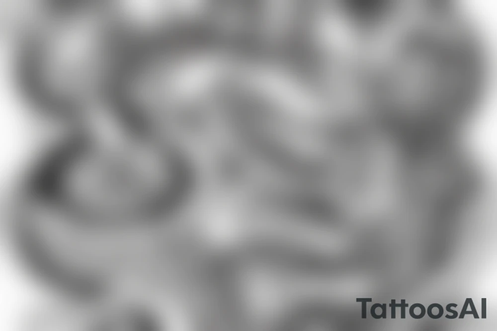 A female figure with snakes tattoo idea