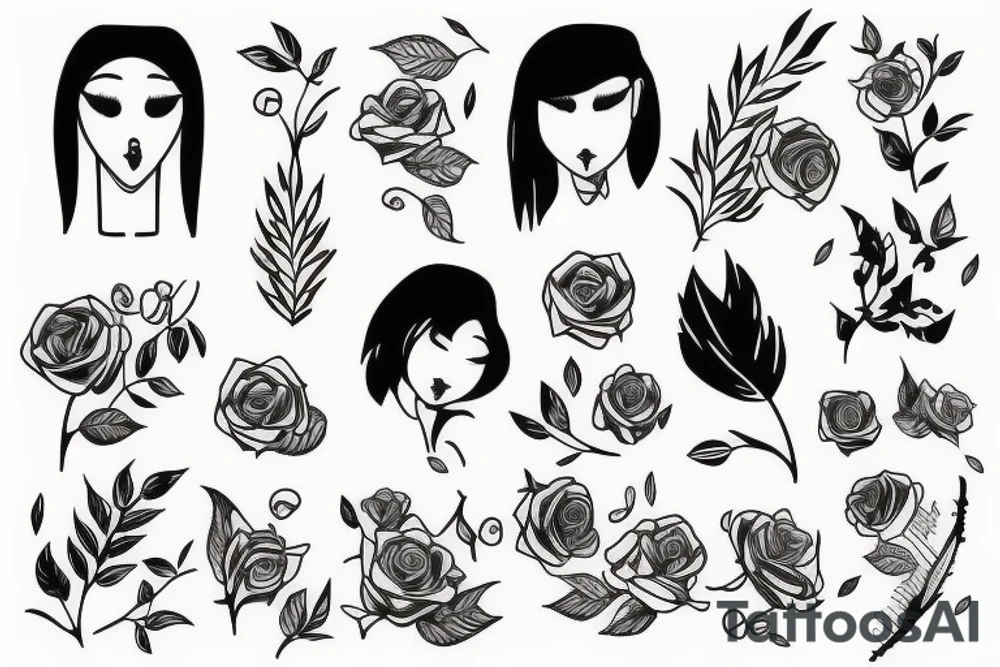 crying tattoo idea
