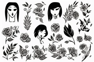 crying tattoo idea
