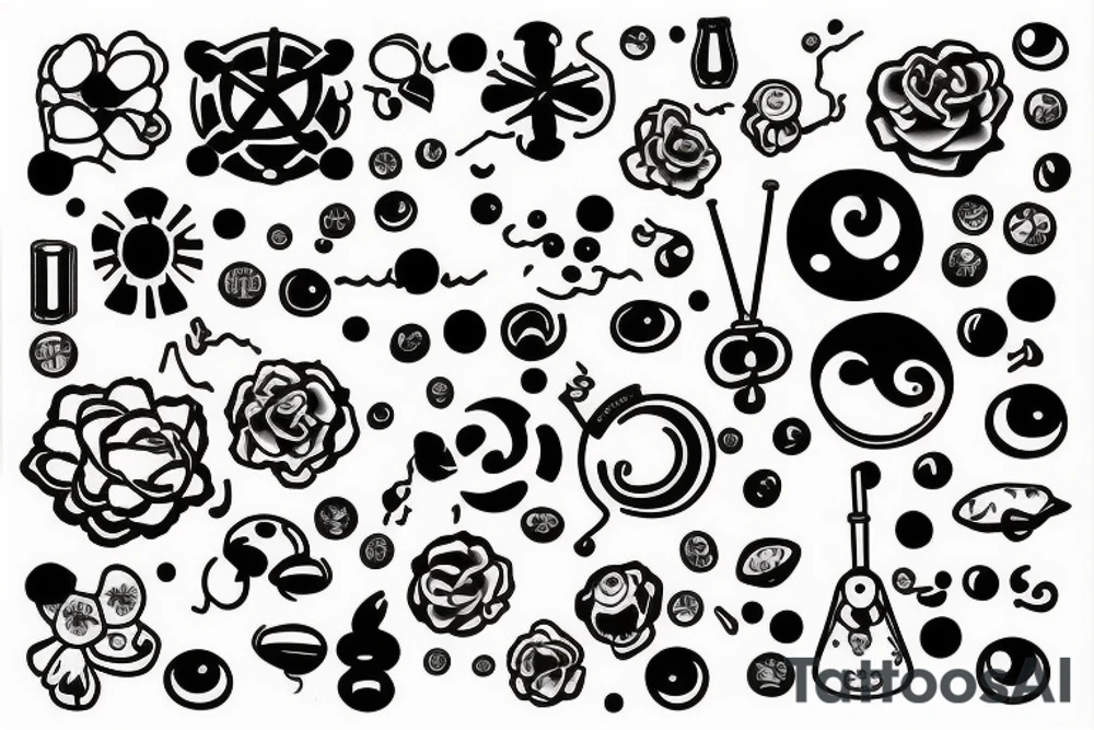 molecule tattoo idea