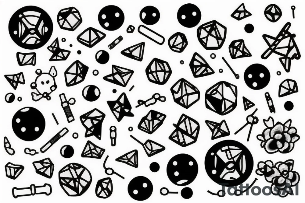 molecule tattoo idea