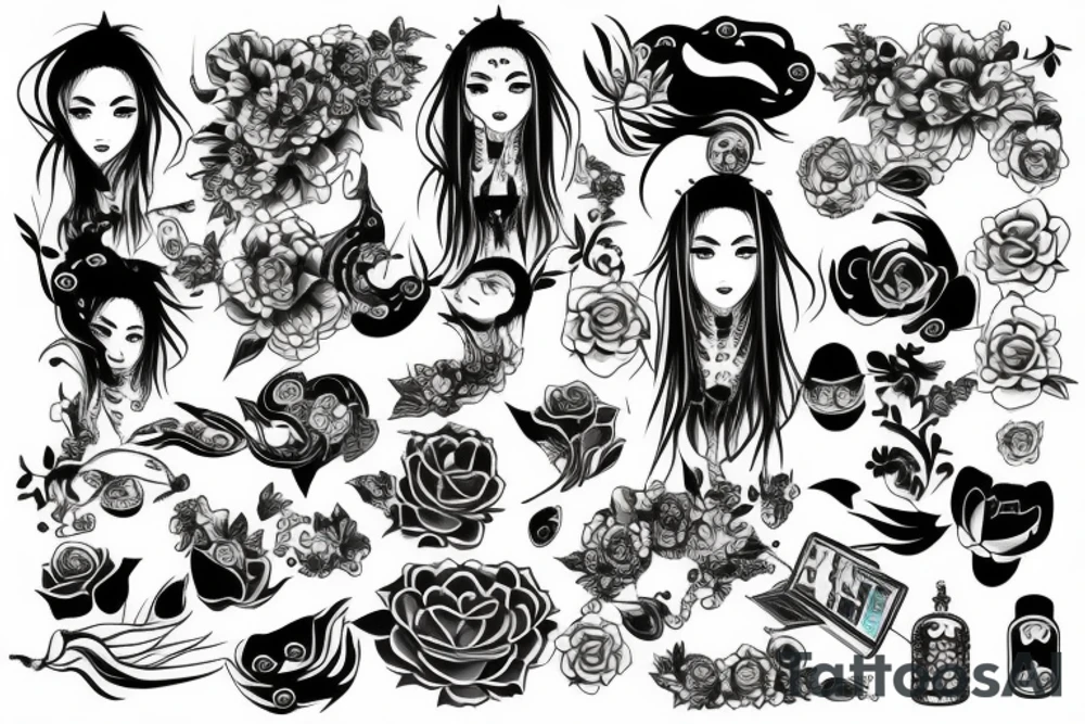 sargei with laptop tattoo idea