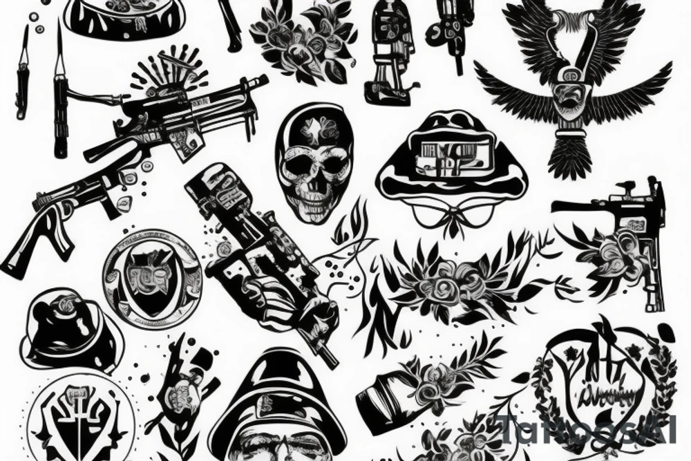 ukrainian soldier tattoo idea