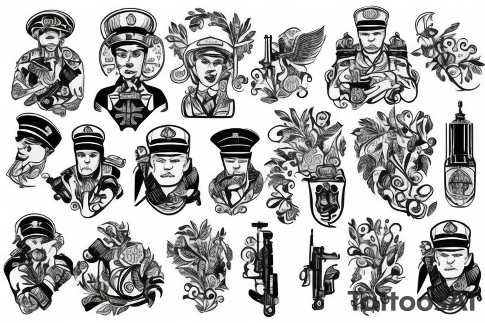 russian soldier tattoo idea