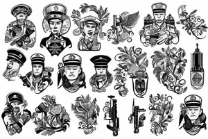 russian soldier tattoo idea