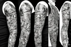 good side bad side. intelligent with pure heart tattoo idea