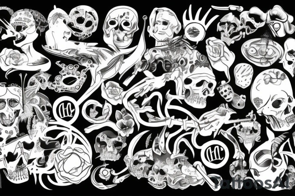 good side bad tattoo idea