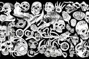 good side bad tattoo idea